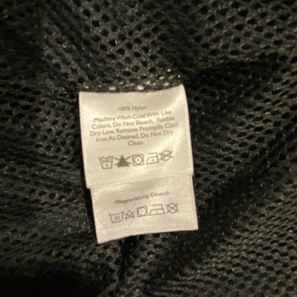 Eddie Bauer Black Nylon Fitted Travex Weatherproof Jacket XS - Picture 8 of 10